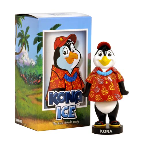Kona Ice Penguin Mascot Bobble Head